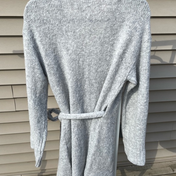 Aerie Gray sweater wrap dress medium - Picture 3 of 3
